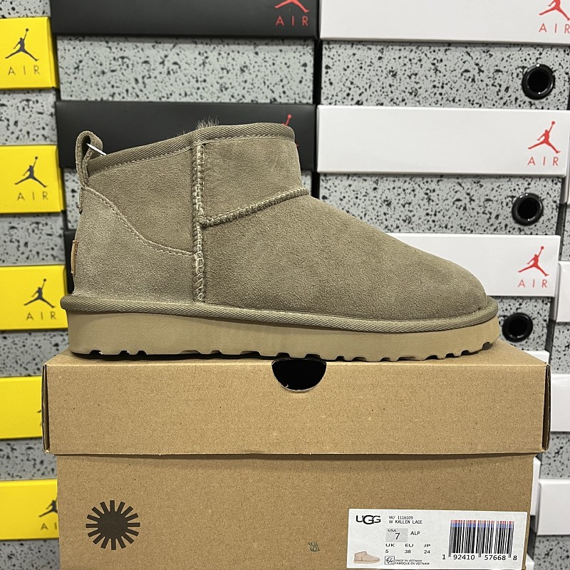 【YO Batch】Snow boots 雪地靴 低筒mini棕色 W/1116109 35-44