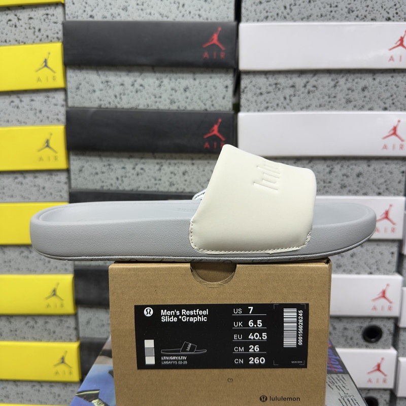 【GX2.0 Batch】Restfeel Slide 35.5-45.5 LTIV/GRY/LTIV 灰白