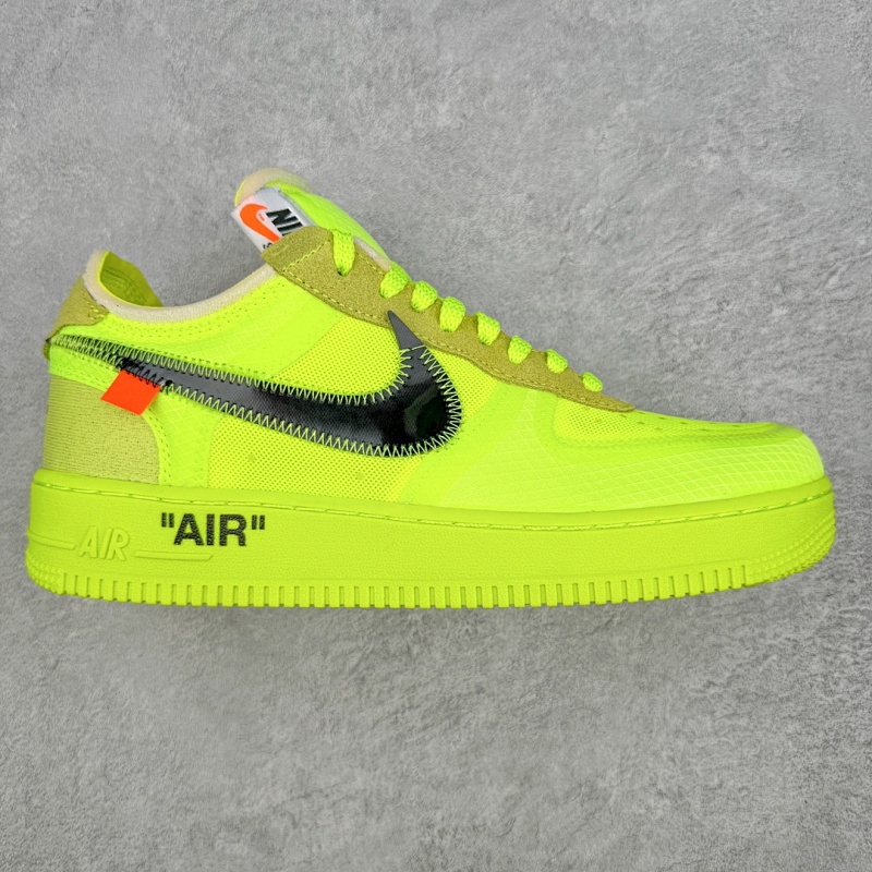 OFF-WHITE x NK Air Force 1 Low 'Volt' 空军一号OW联名荧光绿 AO4606-700