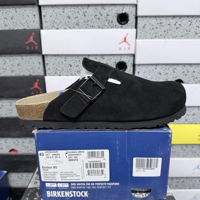 【东莞G版】博肯Birkenstock Naples Wrapped穆勒系列 Boston BS Black黑色 35-45