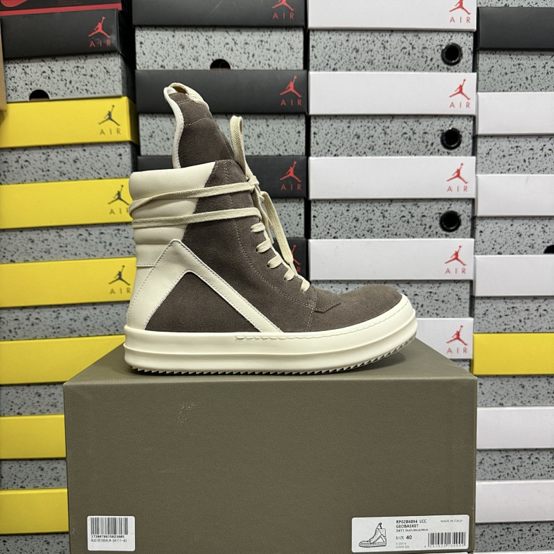 【GZ batch】RO / Rick Owens 瑞克·欧文斯（36-46）高帮摩卡倒三角