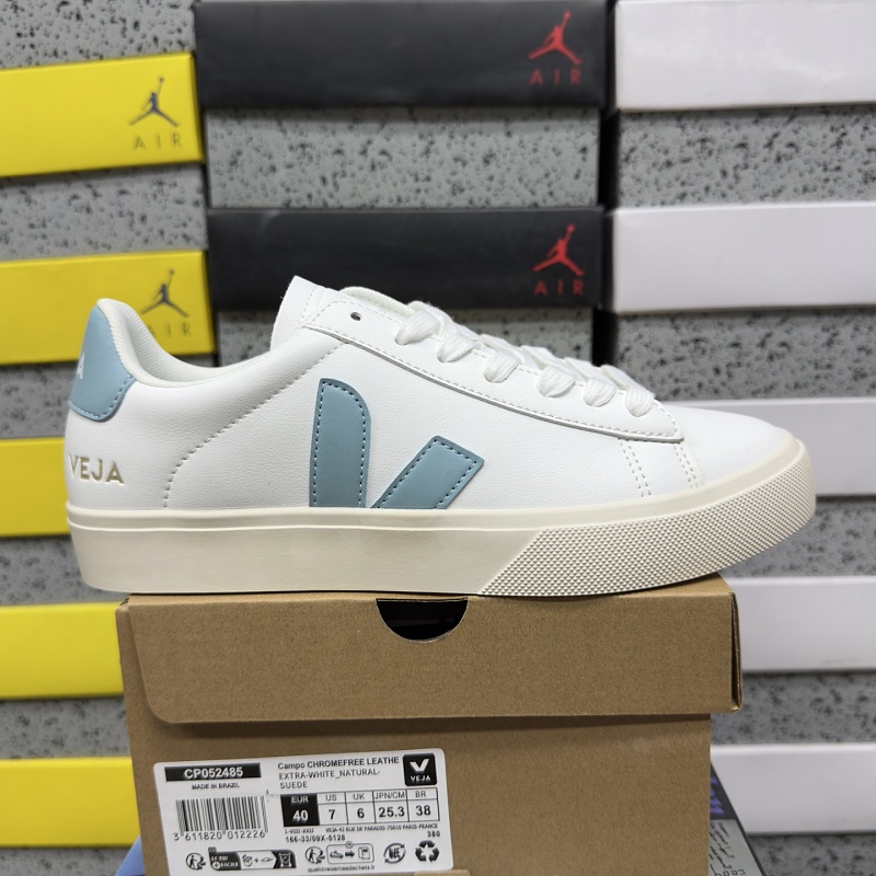 【TZ Batch】VEJA Leather Extra Sneakers 36-45 白蓝 CP052485