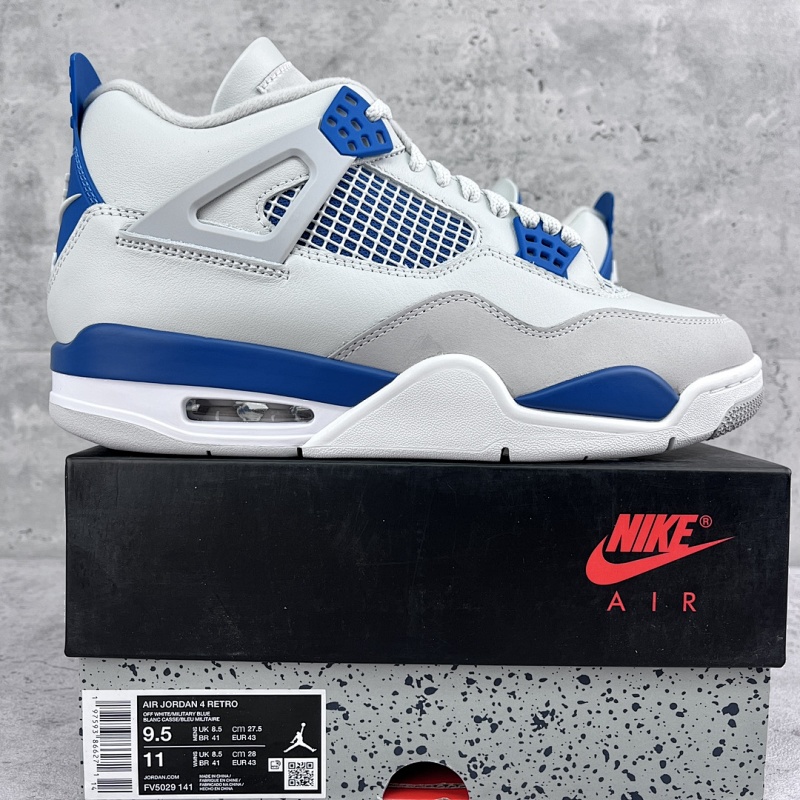 【GX Batch 】Jordan 4 Retro Military Blue (2024) FV5029-141