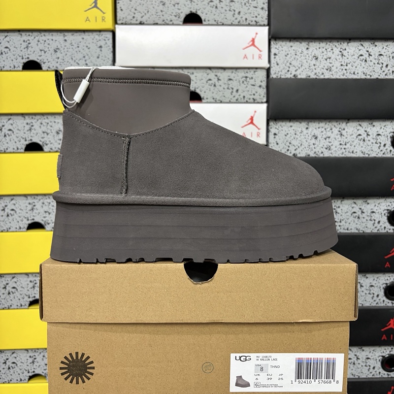 【YO Batch】Snow boots 雪地靴 铅笔短靴胡桃木 W/1168170 35-40