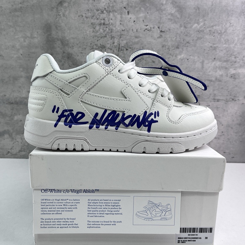 LS OFF-WHITE Out Of Office OW 白蓝涂鸦60145