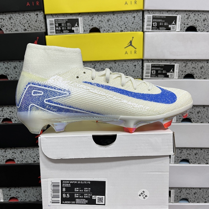 【RT Batch】 Mercurial Vapor 16 Elite （39-45）HJ9293-100高帮白蓝