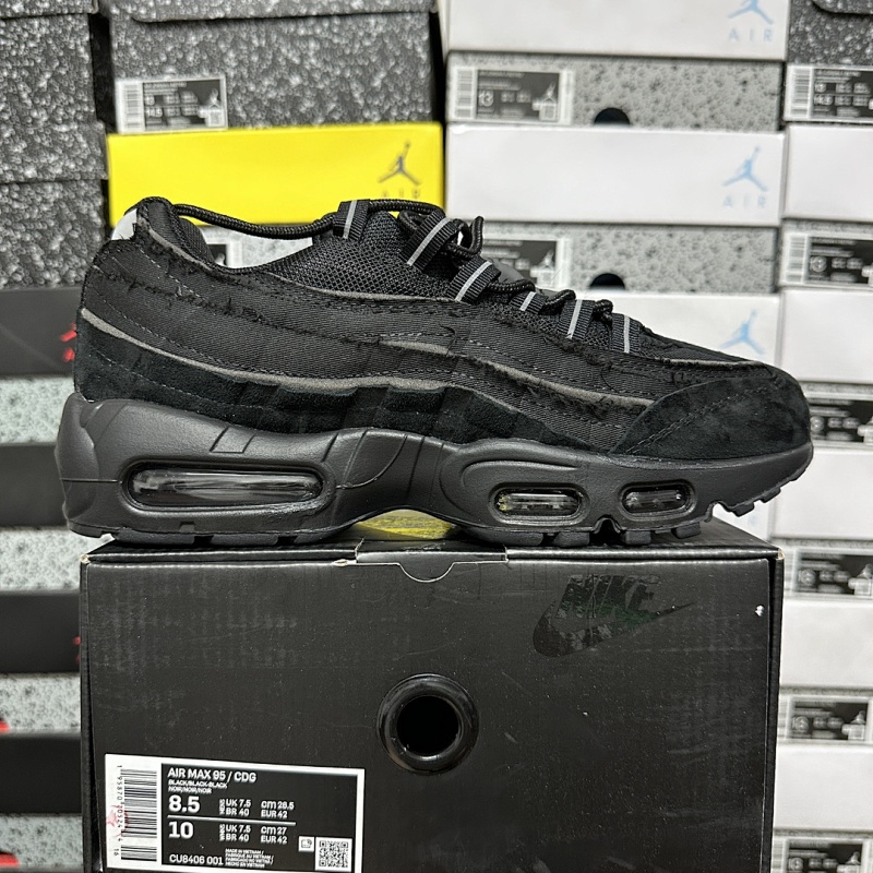 【SS Batch】COMME DES GARCONS x Air Max 95【36-47.5】全黑CU8406 100