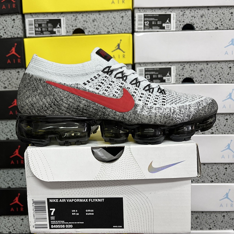 【 XP Batch】 Air Vapormax Flyknit 36-47.5 灰红 849558-020