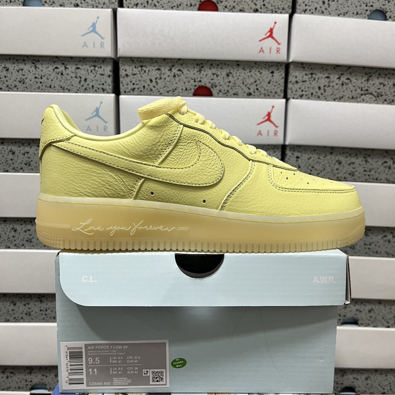 【MAX版】Air Force 1 Low 35.5-47.5 黄桃心 CZ8065-800