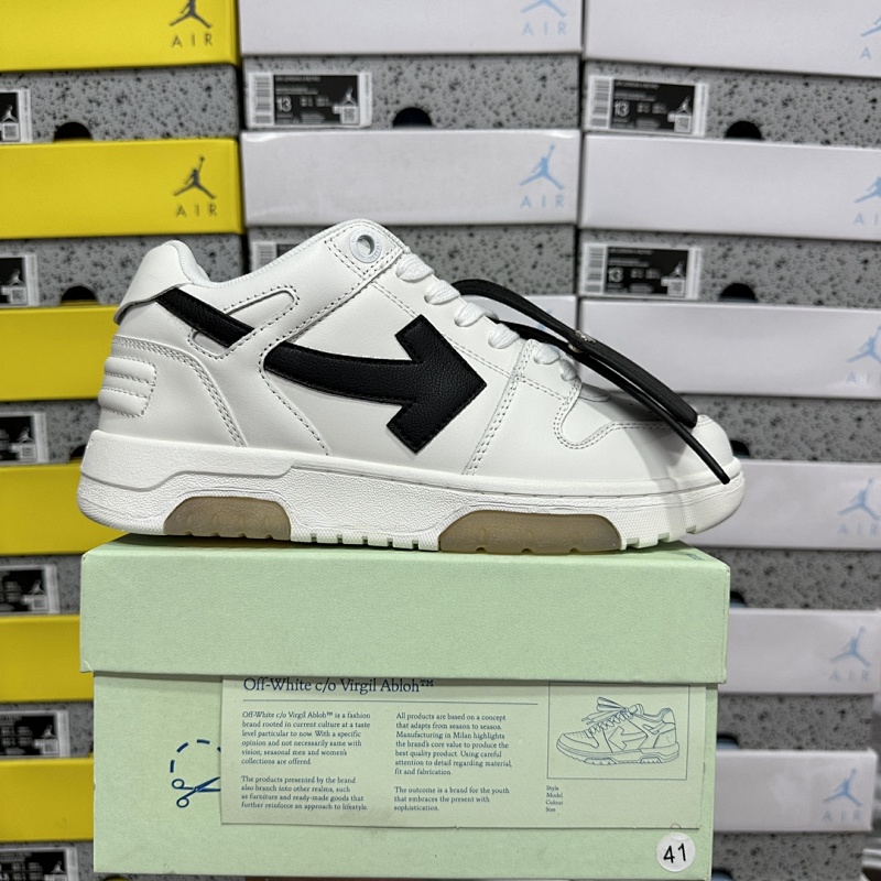 【C版】 OFF-WHITE Out Of Office "OWIA259S22LEA 0010110 白黑"