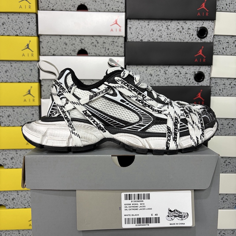 【I8 Batch】3XL（35-46）9010 白黑绑带