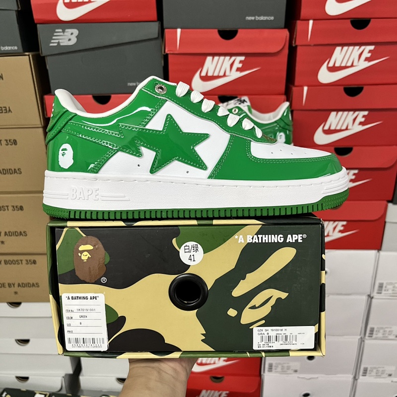【C Batch】 Bape Sta 白绿1H70-191-001