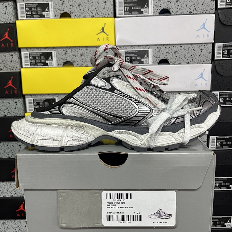 【XA Batch】BLCG 3XL【35-46】白灰拖鞋1219