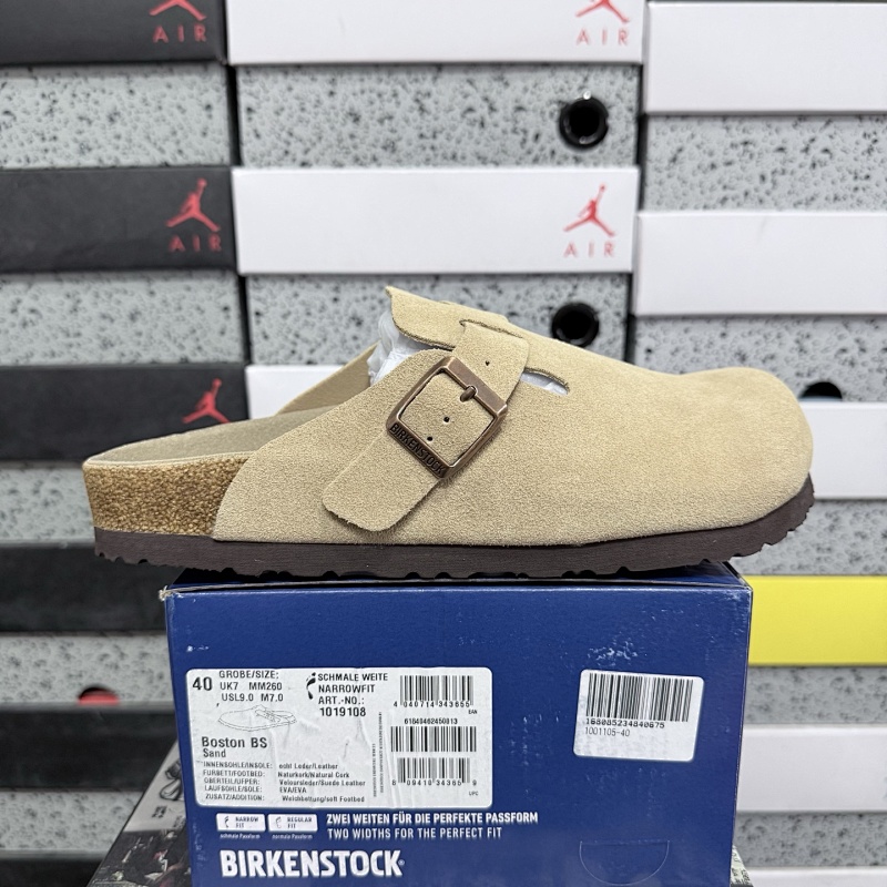 【东莞G版】博肯Birkenstock Naples Wrapped穆勒系列 Boston BS Sand 沙色 35-45