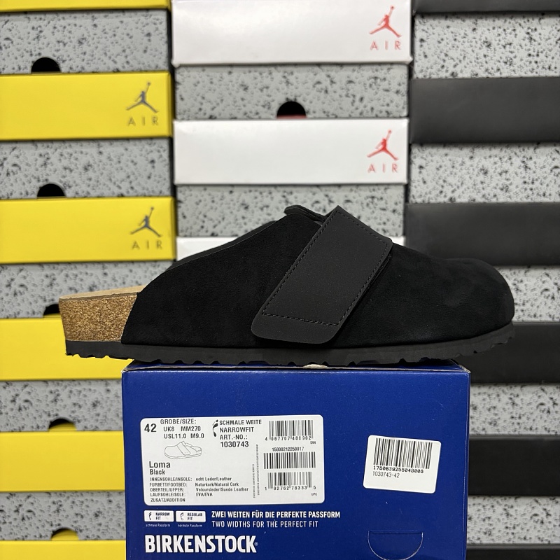 【东莞G版】博肯Birkenstock Naples Wrapped穆勒系列（35-45）loma黑色