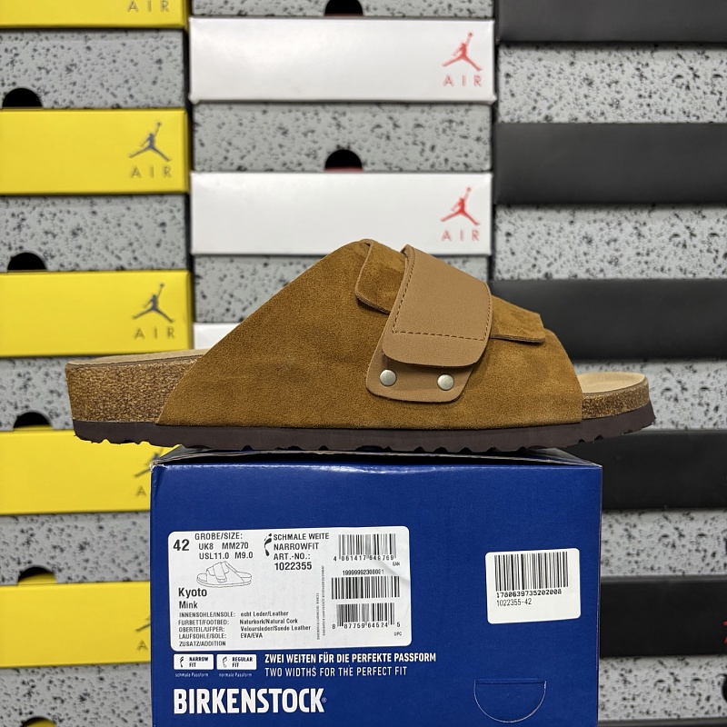 【东莞G版】博肯Birkenstock Naples Wrapped穆勒系列（35-45）KYOTO棕色