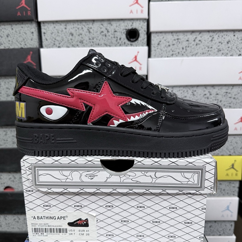 【WZ Batch】Bape 36-46 1F70291004 黑鲨鱼