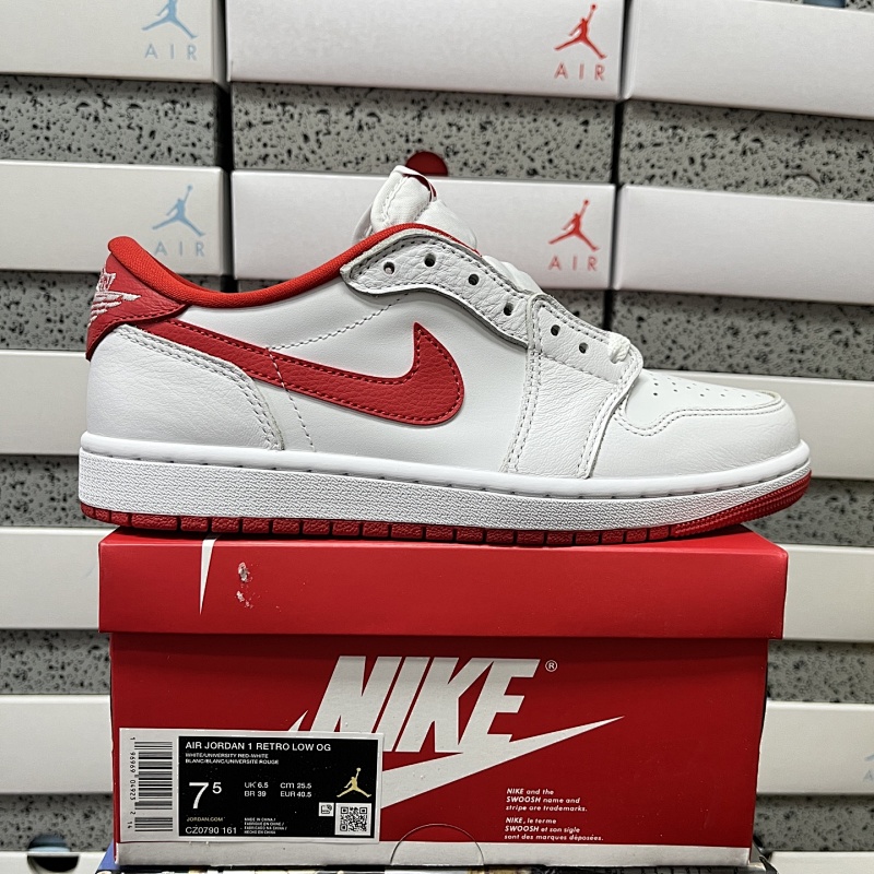 【DG Batch】Air Jordan 1 LowCZ0790-161白红