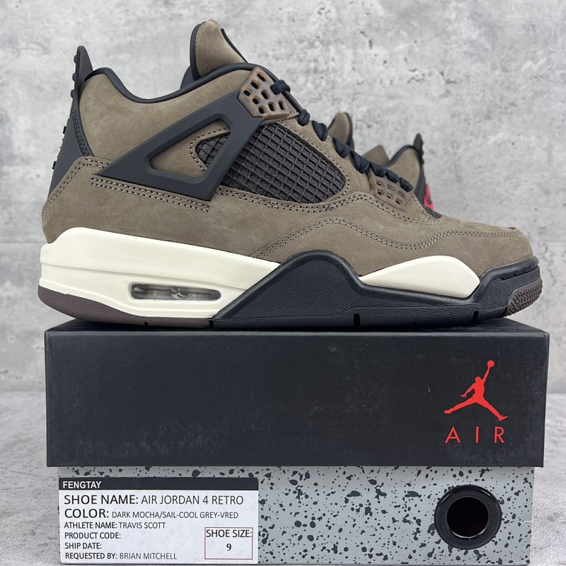 【GX Batch 】 Air Jordan AJ4 TS棕