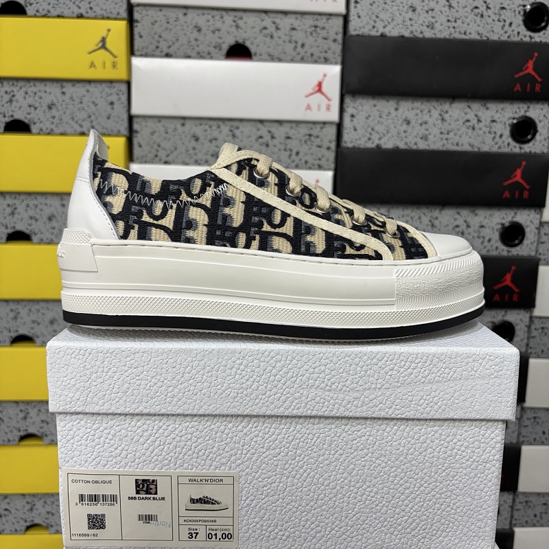 【YO Batch】 Walkn Oblique 35-40 厚底新款黑色