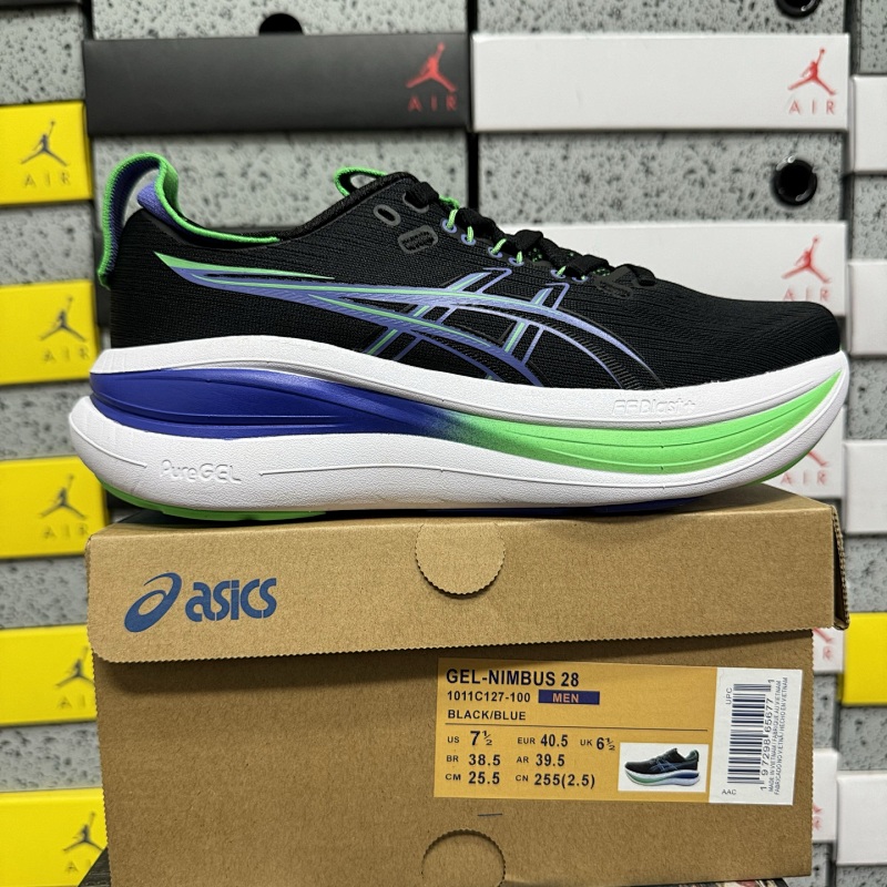 【TM版】 GEL-NIMBUS 28 1011C127-100 黑蓝 36-47
