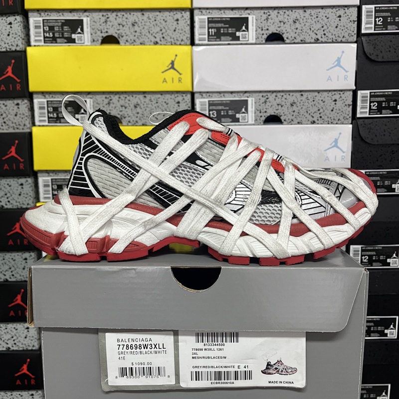 【XA Batch】BLCG 3XL【35-46】 白灰红绑带1261