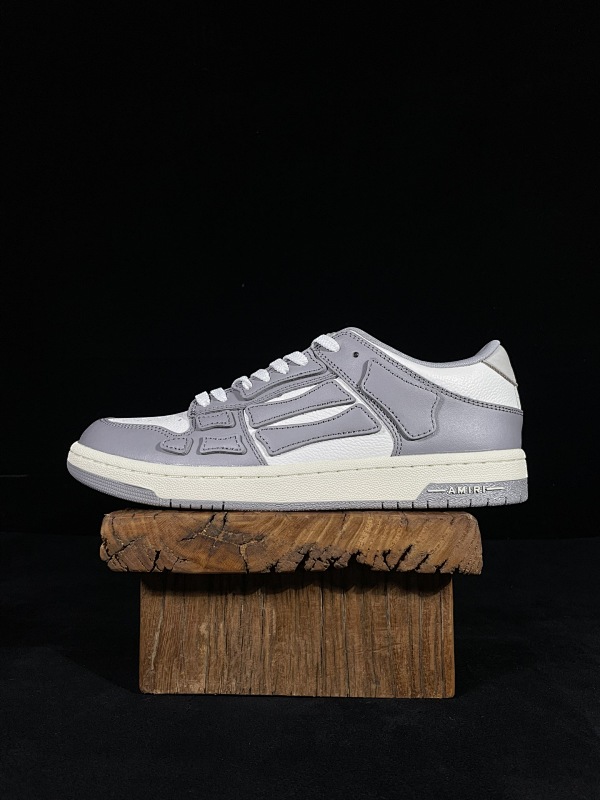 【LJ Batch】 AMIRI Skel Top Low Sneakers 【40-45】灰骨