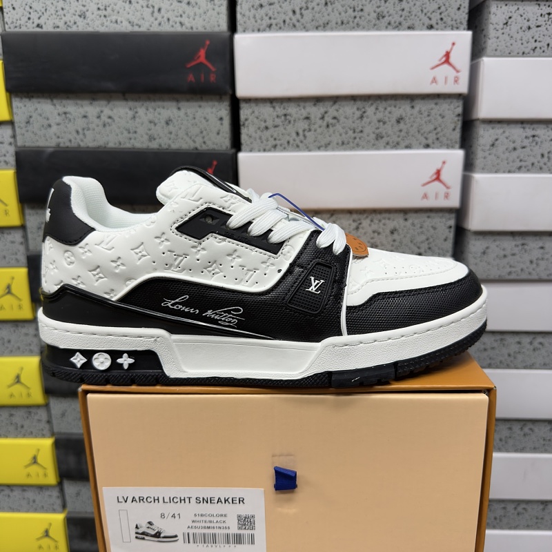 【BD Batch】Trainer 36-45 WHITE/BLACK 白黑印纹牛仔