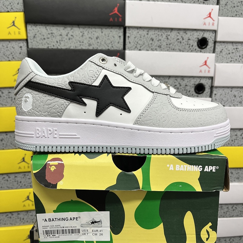 【WZ Batch】Bape 36-46 1H70191002 灰白黑