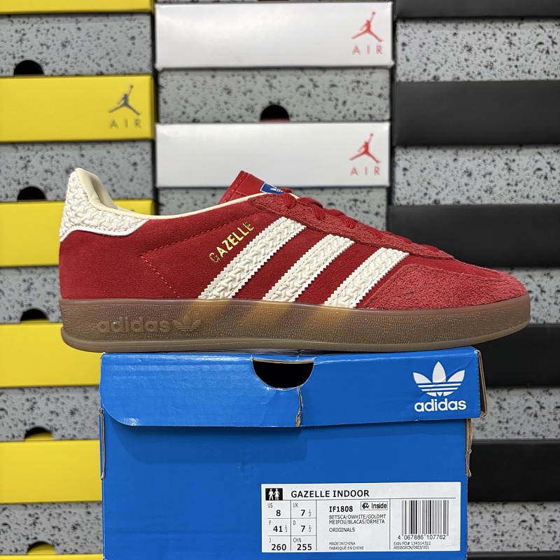 【CS Batch】GAZELLE INDOOR 35.5-46 红白 IF1808