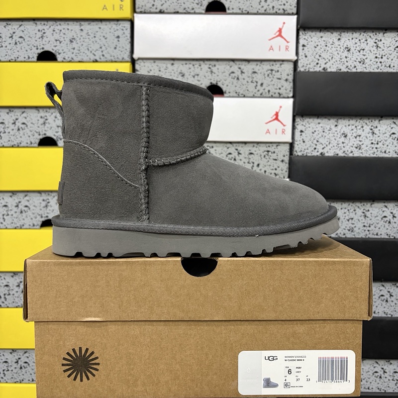 【TOP Batch】Snow boots 雪地靴 5854中筒灰色-6222 35-44