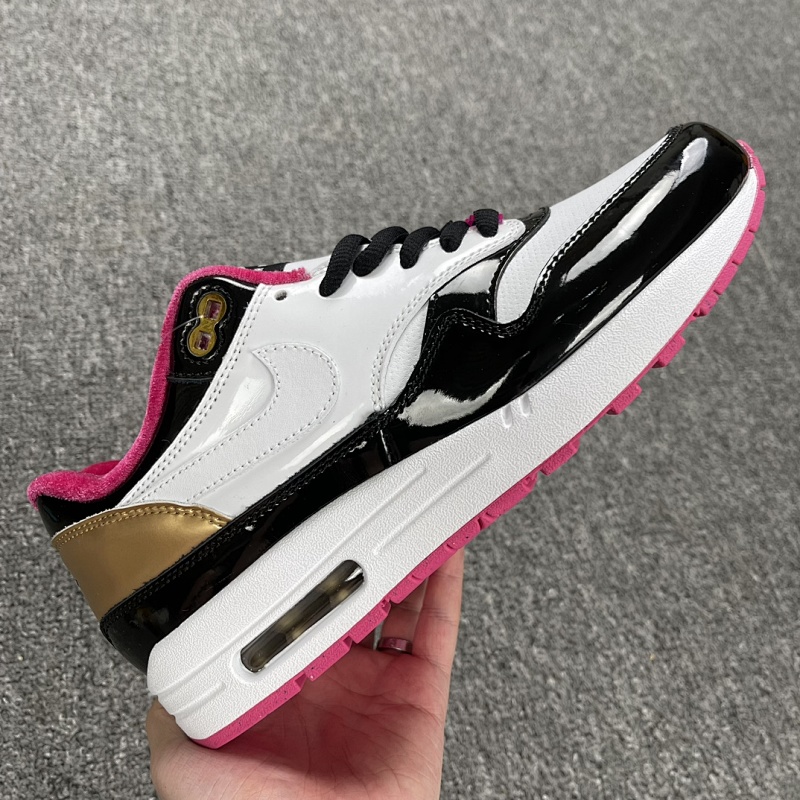 【OWF Batch】NK Air Max 1初代复古气垫慢跑鞋 黑白黄 货号：HJ3966-11