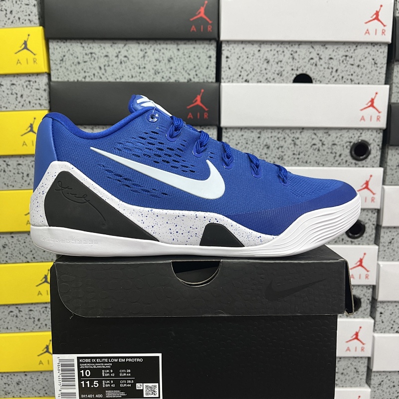 【S2 Batch】 Kobe 9 Low (40-48.5) 白黑蓝 IH1401-400