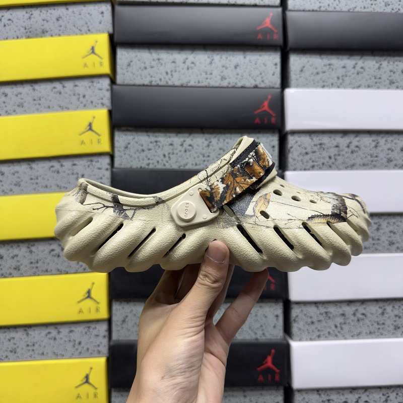 【H Batch】Crocs 波波 迷彩灰 M4-M11