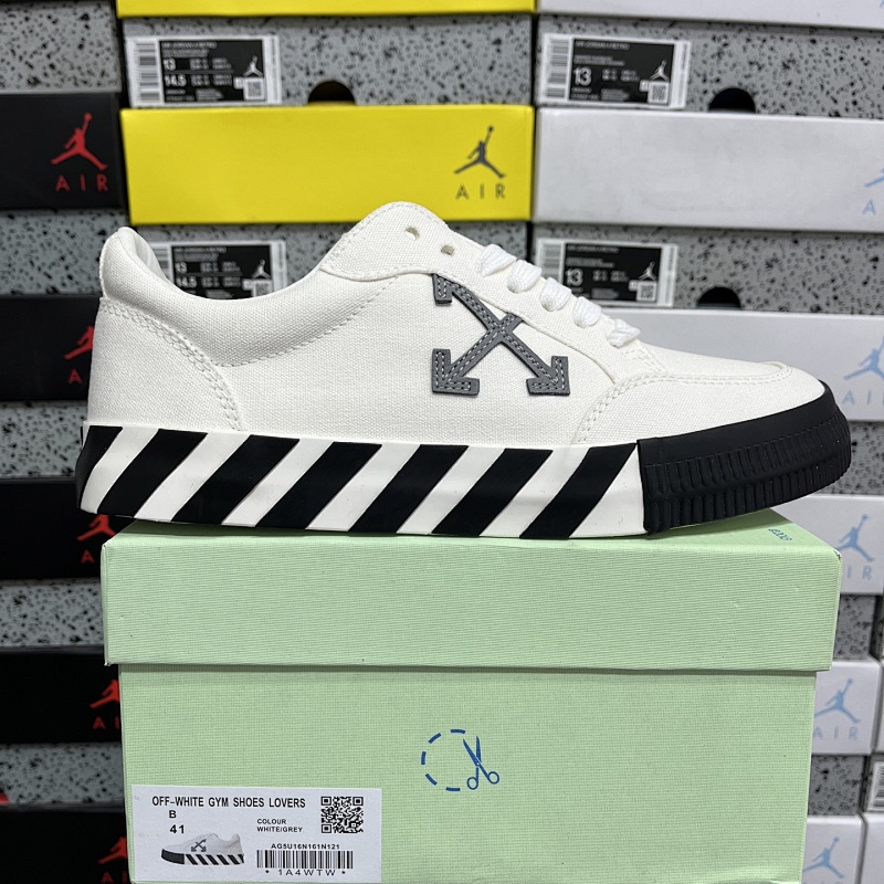 【LS Batch】Off-White c/o Virgil Abloh Vulc Low Top 36-47 白黑灰