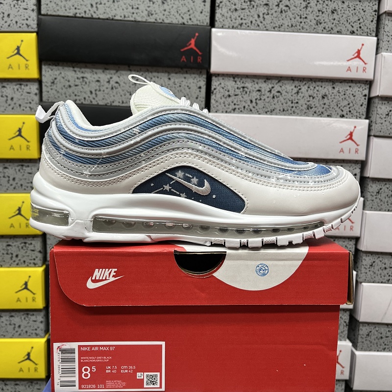 【HS Batch】Air Max 97 36-45 921826-101 浅蓝白DIY（看颜色）