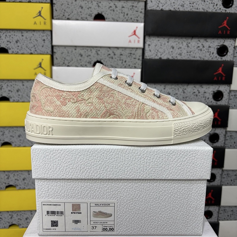 【YO Batch】 Walkn Oblique 35-40 薄底电绣粉虎