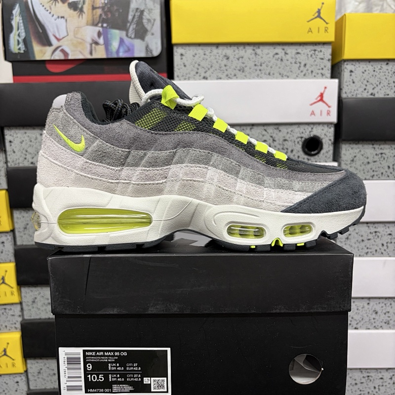 【KZ2.0版】Air Max 95 40-48.5 HM4738-001灰白绿