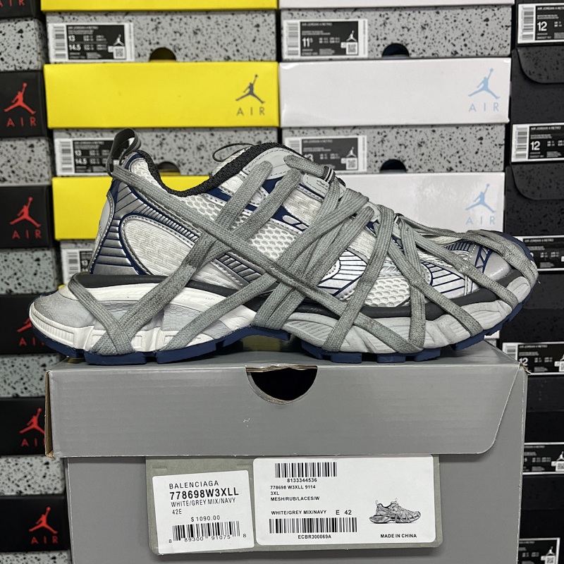 【XA Batch】BLCG 3XL【35-46】灰蓝绑带9114
