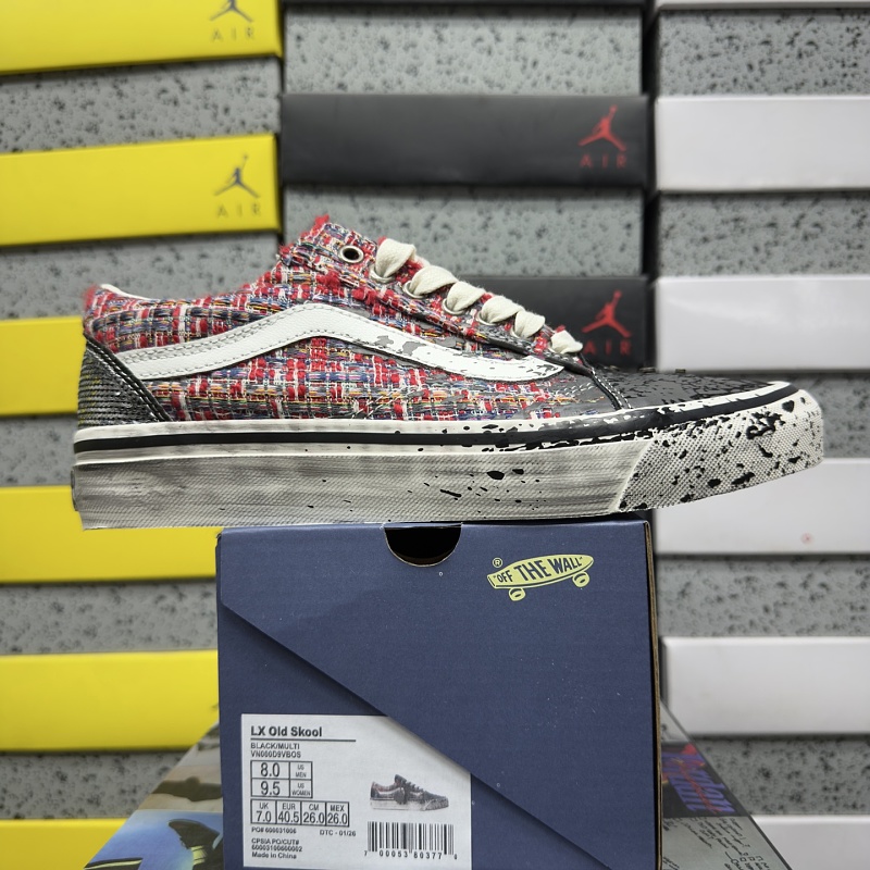 【MZ Batch】Old Skool 36 36-44 VN000D9VBOS 白黑粉迷彩做旧