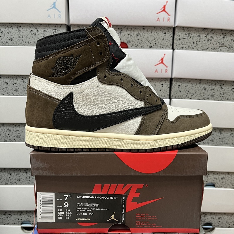 PK4.0Travis Scott x Air Jordan AJ1 OG SP TSCD4487-100