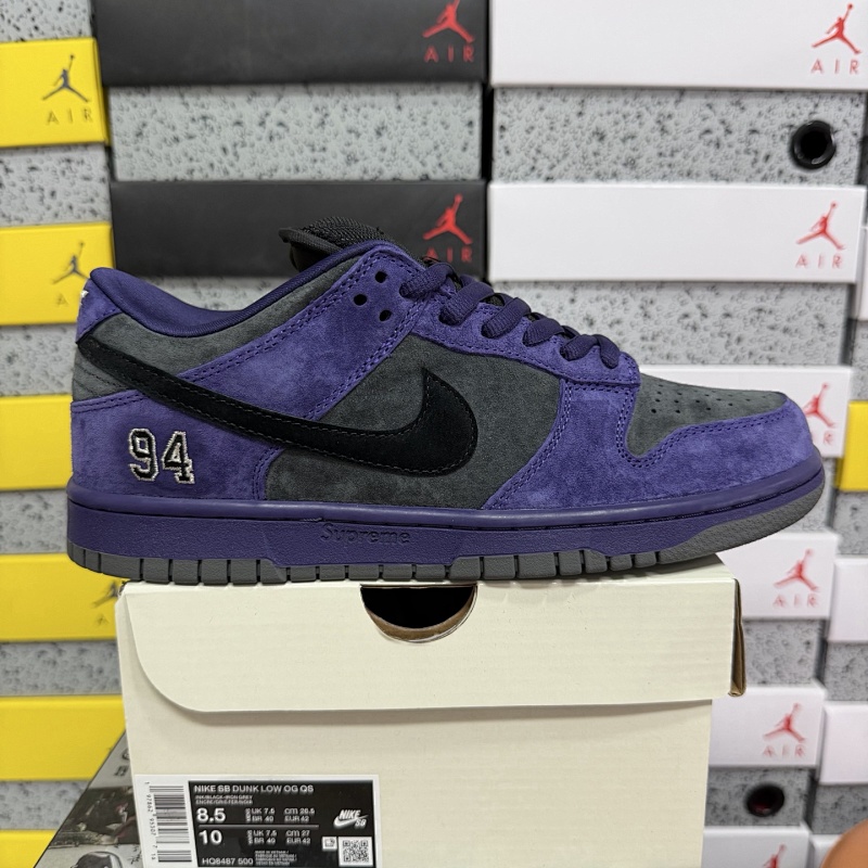 【TOP/S2 】NK SB DUNK HQ8487-500紫黑
