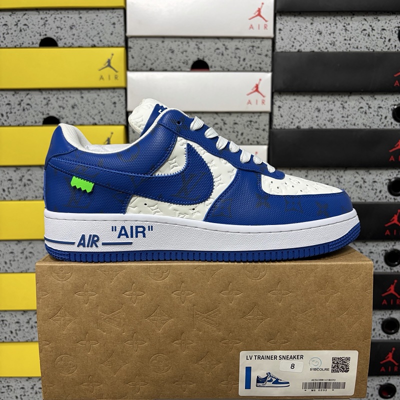 【YO Batch】1V x Air Force1 Low 空军联名白蓝 36-46