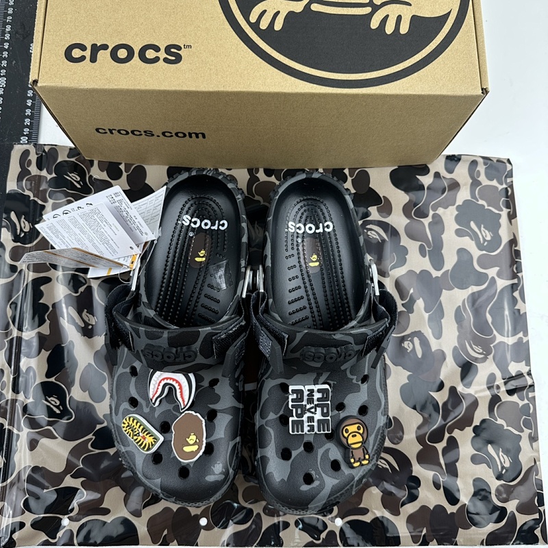 Classic Clog M4-M11 迷彩印花 黑色