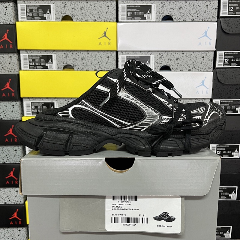 【XA Batch】BLCG 3XL【35-46】黑白拖鞋1090