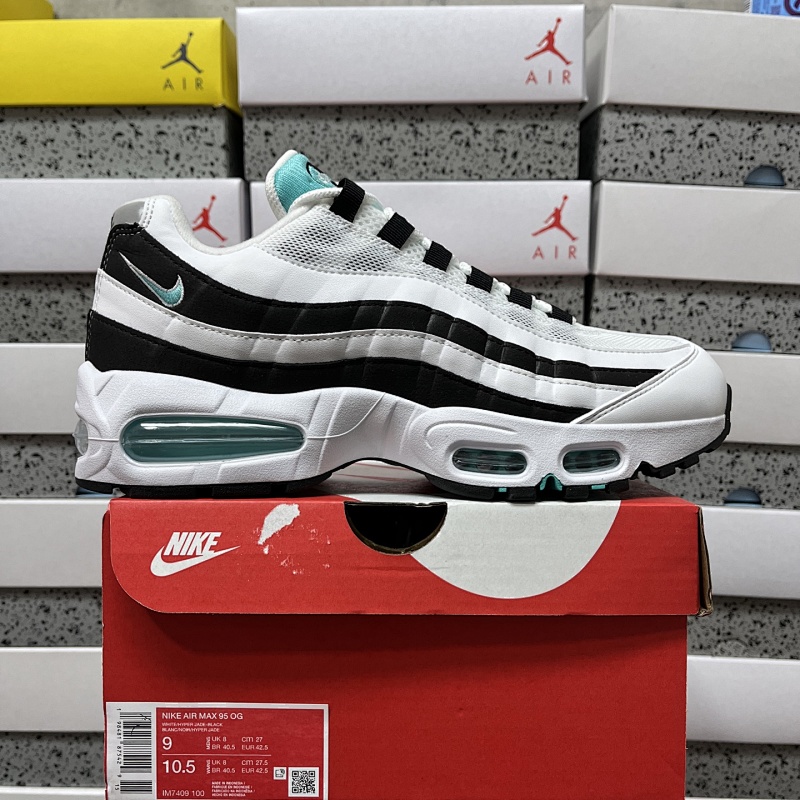 【KZ2.0版】Air Max 95 40-48.5 IM7409-100 白黑蓝