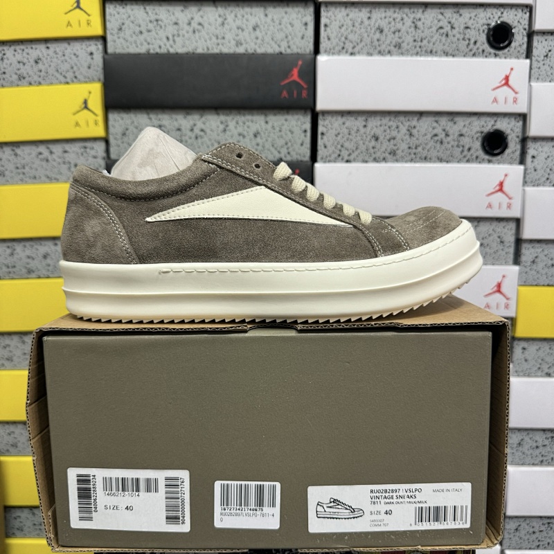 【GZ batch】RO / Rick Owens 瑞克·欧文斯（36-46）摩卡鹿皮