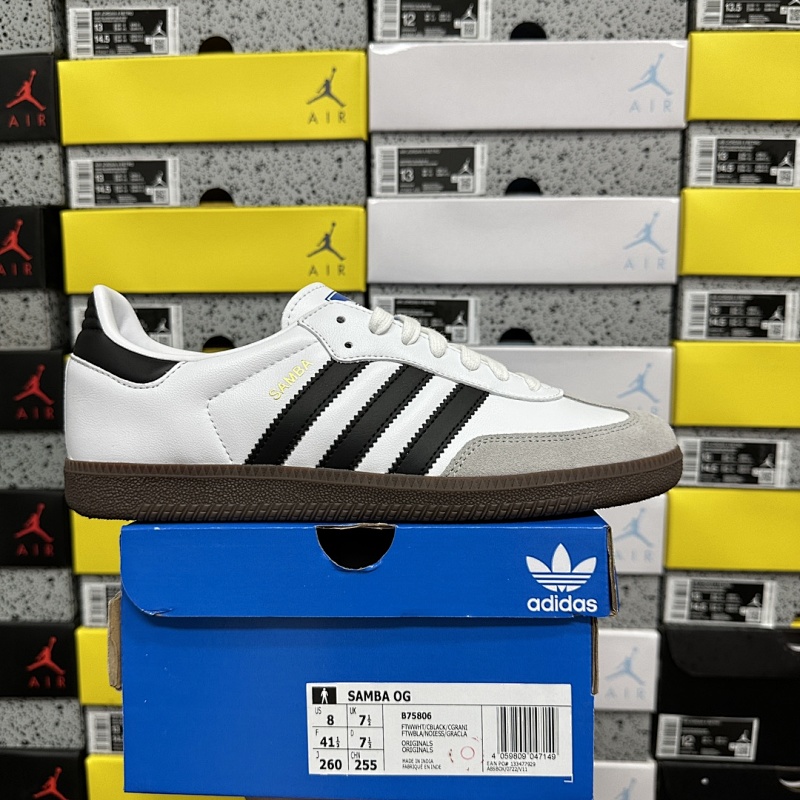 【G Batch】Samba OG 36-47.5 白黑 B75806