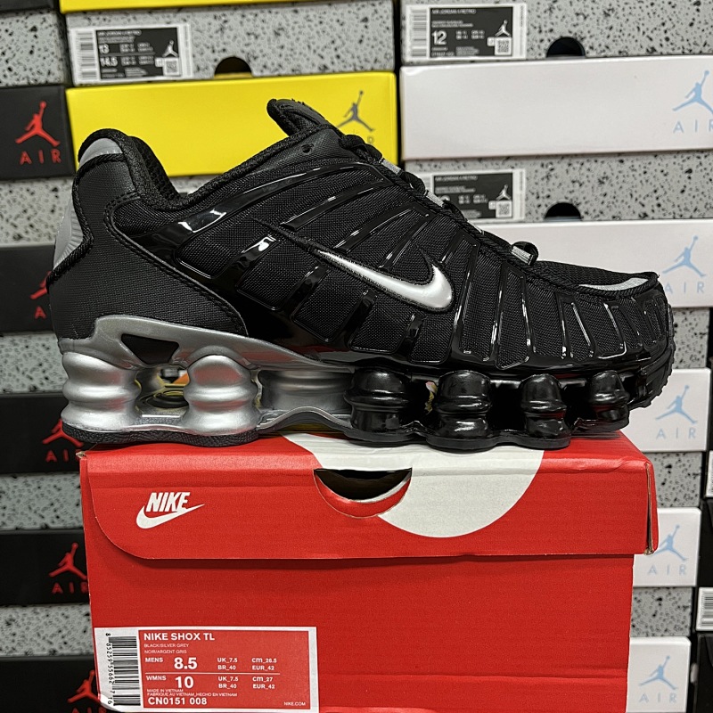 【WM Batch】 Shox TL 【39-46】黑银CN0151-008