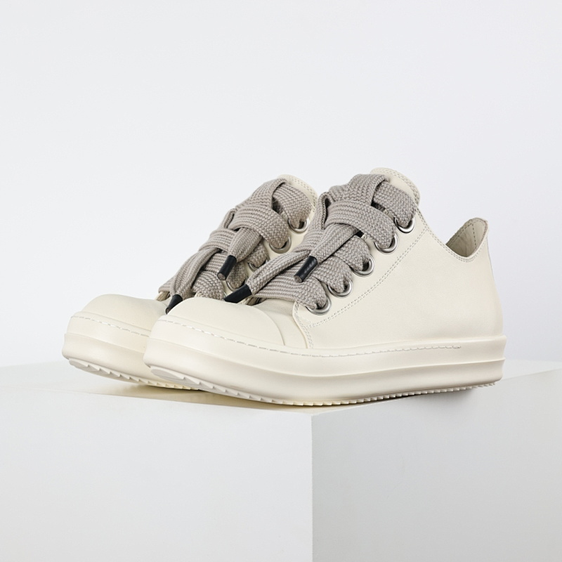 【GZ batch】RO / Rick Owens 瑞克·欧文斯 RO全白粗鞋带 SISE 36-46